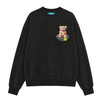 Barrow Sudadera con estampado y cuello redondo con bordes acanalados - Sweatshirts & Hoodies - Hombre - Negro - XS