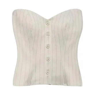 Aniye By Sleeveless Tops, female, Beige, Size: L Top Irina Gessato