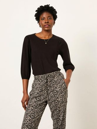 Fat Face FatFace Jenny Black Top