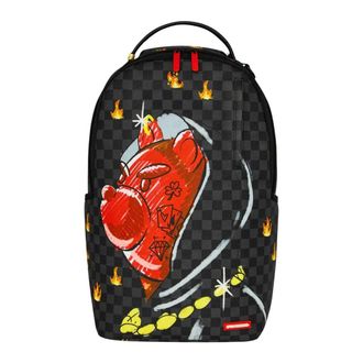 Sprayground Sketchy Hoodie Backpack - Bags - unisex - Negro - ONE SIZE