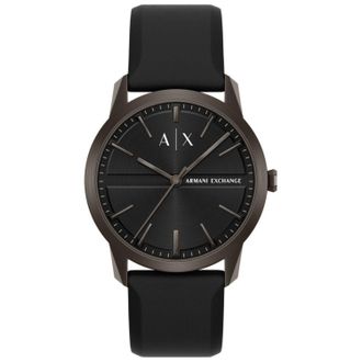 A|X Armani Exchange Mens Lexon Black Dial Watch