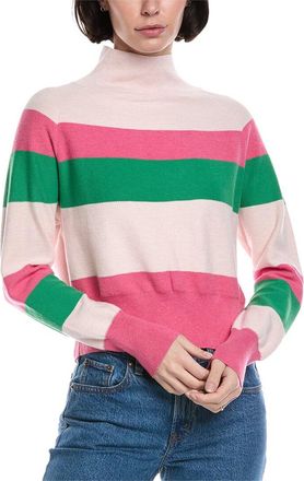 Brodie Mock Neck Cashmere-Blend Sweater