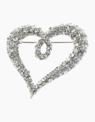 Cachet London Womens Cachet London Heart Brooch