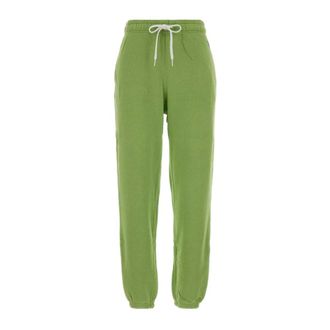 Polo Ralph Lauren Sweatpants, female, Green, Size: S Cotton Blend Joggers