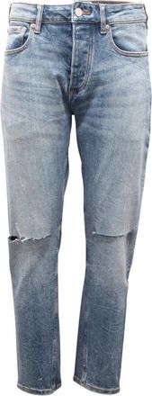 Scotch & Soda Losse Tape Broek Indigo Kledingstuk - Heren - Slim Fit Jeans - Blauw - W29 - Jeans