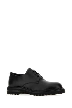 Giorgio Armani Shoe Lace-Up Flat - Black