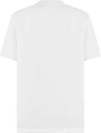 Gucci Mens Cotton T-Shirt White-Multicolour T-Shirts White/multicolour And Polos