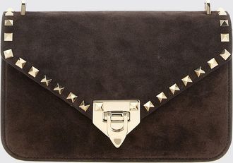 Valentino Garavani Mini borsa a tracolla Rockstud in pelle scamosciata