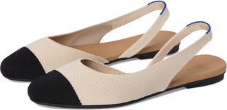 Rothy's The Almond Slingback, Conch Captoe, 4.5 UK