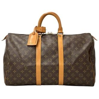 Louis Vuitton Pre-owned Boston Bag - Dames - Pre-owned - Bruin - Maat: ONE Size