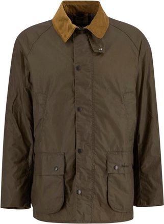 Barbour Lightweight Ashby Wax Jacket - Heren - Zomerjassen - Groen - S - Katoen - Jassen