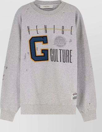 Golden Goose cotton sweatshirt crew neck graphic print