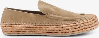 Loewe Mocassini Rio in suede e rafia - LOEWE - gender_Man