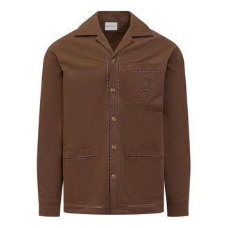 Dr&ocirc;le de Monsieur Casual Shirts, male, Brown, Size: XS K-Sh262 Shirt