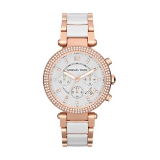 Michael Kors Parker Mk 5774 Horloge - Dames - Horloges - Roze - ONE Size - Accessoires