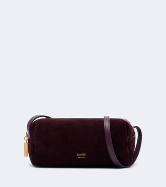 Khaite Bolso al hombro Kye de ante y piel