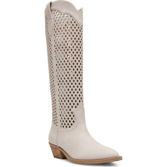 Dolce Vita Kaidence Western Boot in Ivory at Nordstrom Rack, Size 6.5