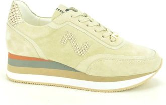 Nathan-Baume Beige Daim Runner - Dames - Sneakers - Beige - 39 EU - Schoenen