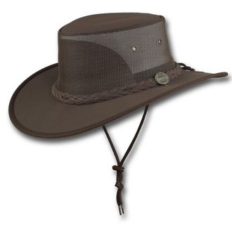 Barmah Hats Canvas Drover Hat - Item 1057, Brown, XX-Large