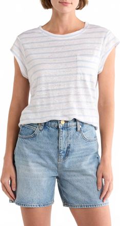 Sanctuary Relaxed Cap Sleeve Tee In Pacific Blue