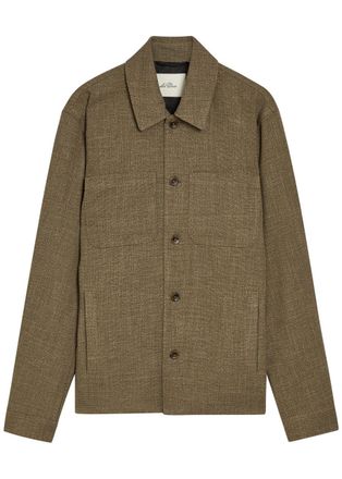 Les Deux Marseille Woven Jacket - Khaki - XL