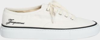 Jacquemus Les Fefe Canvas Low-Top Boat Sneakers