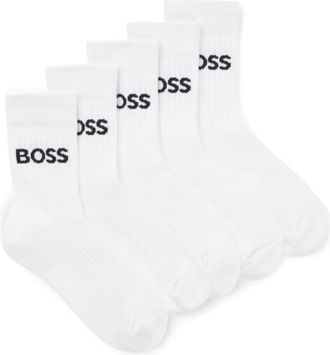 BOSS Five-pack kids logo socks