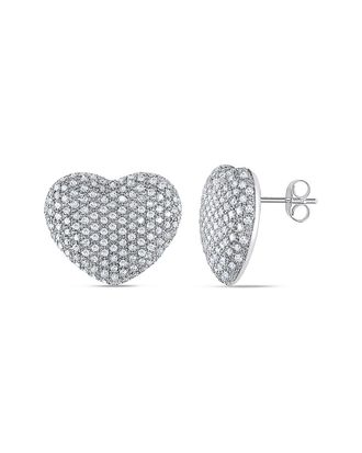 Rina Limor 14K 1.46 ct. tw. Diamond Heart Studs