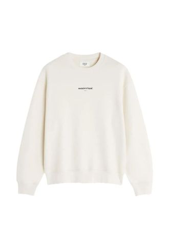 Maison Kitsun&eacute; Off White Logo Sweatshirt