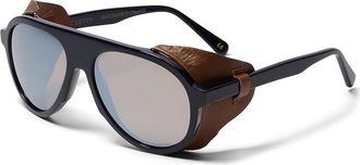 Obermeyer Rallye Sunglasses Fashion Sunglasses Navy, Glass Lenses/Acetate