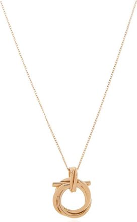Ferragamo Gancini Hanger Ketting - Dames - Kettingen - Geel - ONE Size - Accessoires