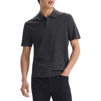 Theory Goris Performance Polo in Pestle Melange at Nordstrom, Size X-Small