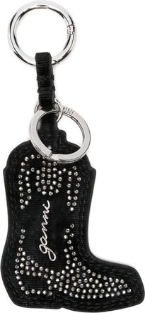 Ganni Western Boot Keyring-Donna
