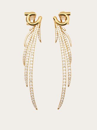 Ferragamo Women Earrings with crystals Gold