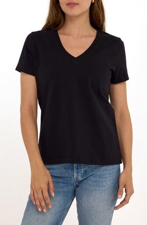 Threads 4 Thought Aria Essential Organic Cotton T-Shirt in Black at Nordstrom, Size Xx-Large