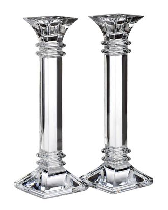 Waterford Marquis By Waterford Treviso Set Of 2 Candlesticks