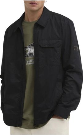 Barbour Warren Overshirt - Heren - Zomerjassen - Zwart - XL - Polyester - Jassen
