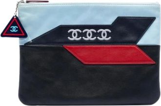 Chanel Pre-owned Clutches, female, Multicolor, Size: ONE SIZE Pre-owned Vintage Clutch