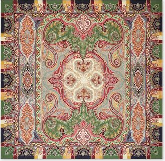 Etro Seiden-Halstuch mit Paisley-Print