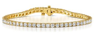 The Diamond Store Diamond Tennis Bracelet 18K Gold Chloe 5.00ct G/Vs