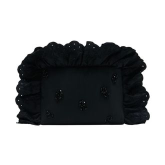 Simone Rocha Embellished Pillowcase Clutch Bag - female - Simone Rocha - Clutches - Black - ONE SIZE - Bags