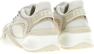 Fendi Womens White Polyester Athletic Sneakers