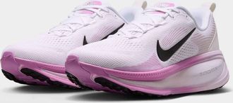 Nike Womens Vomero 18 Shoes In White / Black - Bleached Lilac