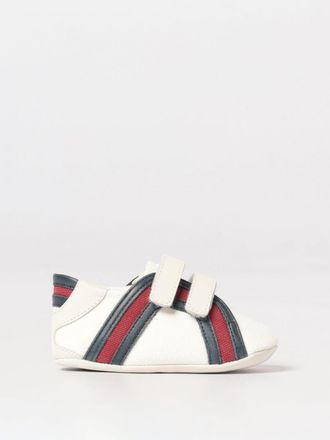 Gucci Sneakers Web in canvas e pelle