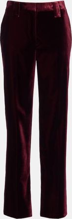 Versace Velvet straight pants