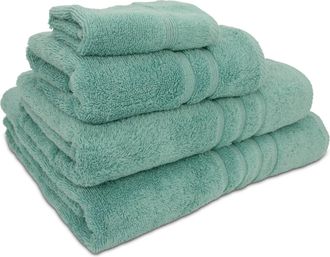 Lewis's Luxury 100% Egyptian Cotton Towel - Ocean Blue - Bath Sheet | TJ Hughes
