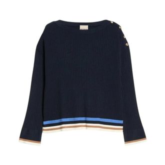 Pennyblack Dames, Truien, Blauw, Maat: M Viscose