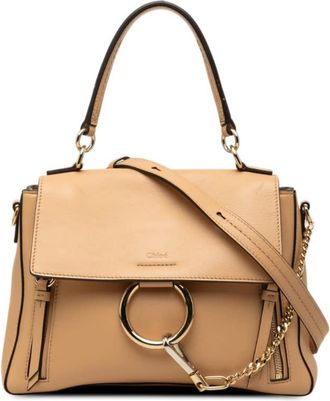 Chlo&eacute; Pre-owned Chloe Small Leather Faye Day Satchel Ladies JK1NCW5VDZZFMF12