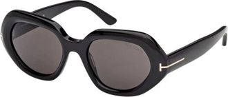 Tom Ford April-02 Zonnebril - Dames - Zonnebrillen - Zwart - 51 MM - Accessoires