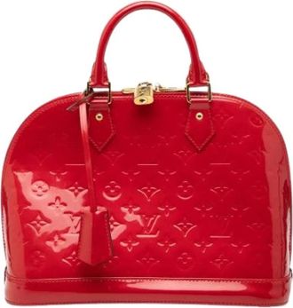 Louis Vuitton Pre-owned Handbags, female, Red, Size: ONE SIZE Pre-owned Alma PM